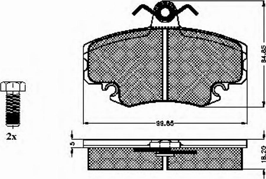 Spidan 32571 - Bremsbelagsatz, Scheibenbremse alexcarstop-ersatzteile.com