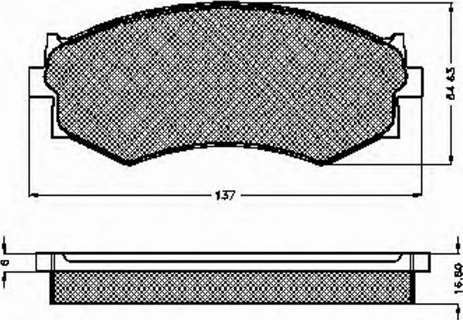 Spidan 32695 - Bremsbelagsatz, Scheibenbremse alexcarstop-ersatzteile.com