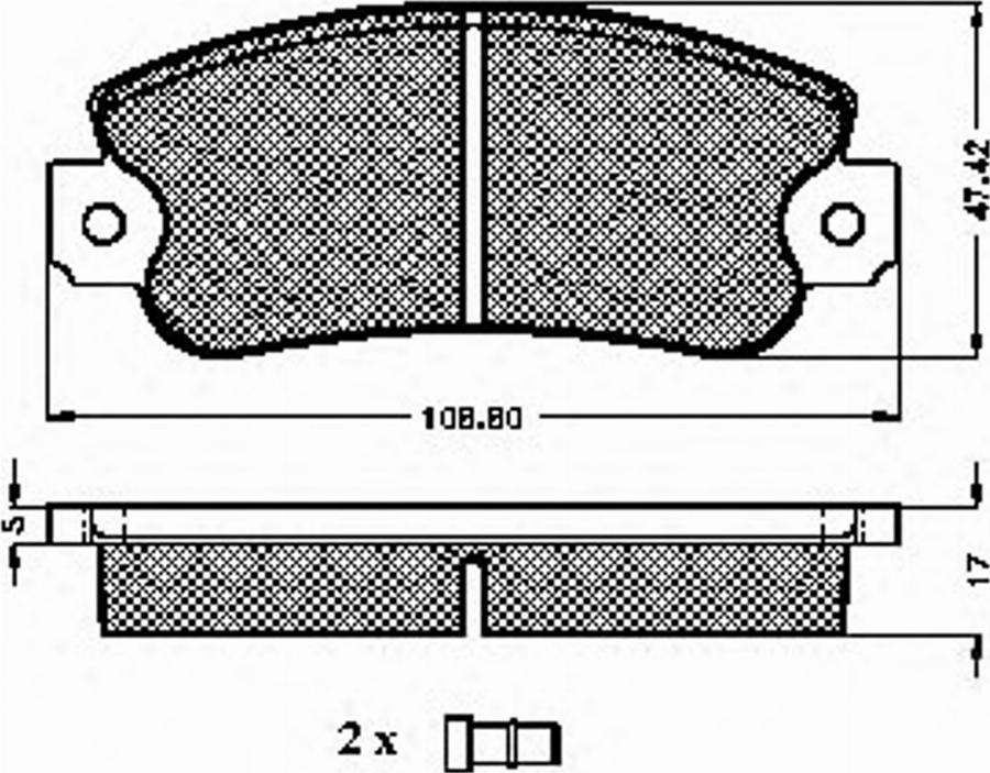 Spidan 32644 - Bremsbelagsatz, Scheibenbremse alexcarstop-ersatzteile.com