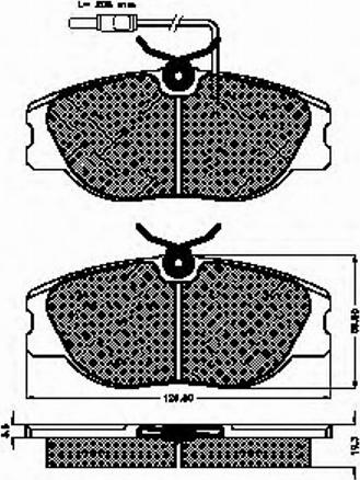 Spidan 32617 - Bremsbelagsatz, Scheibenbremse alexcarstop-ersatzteile.com