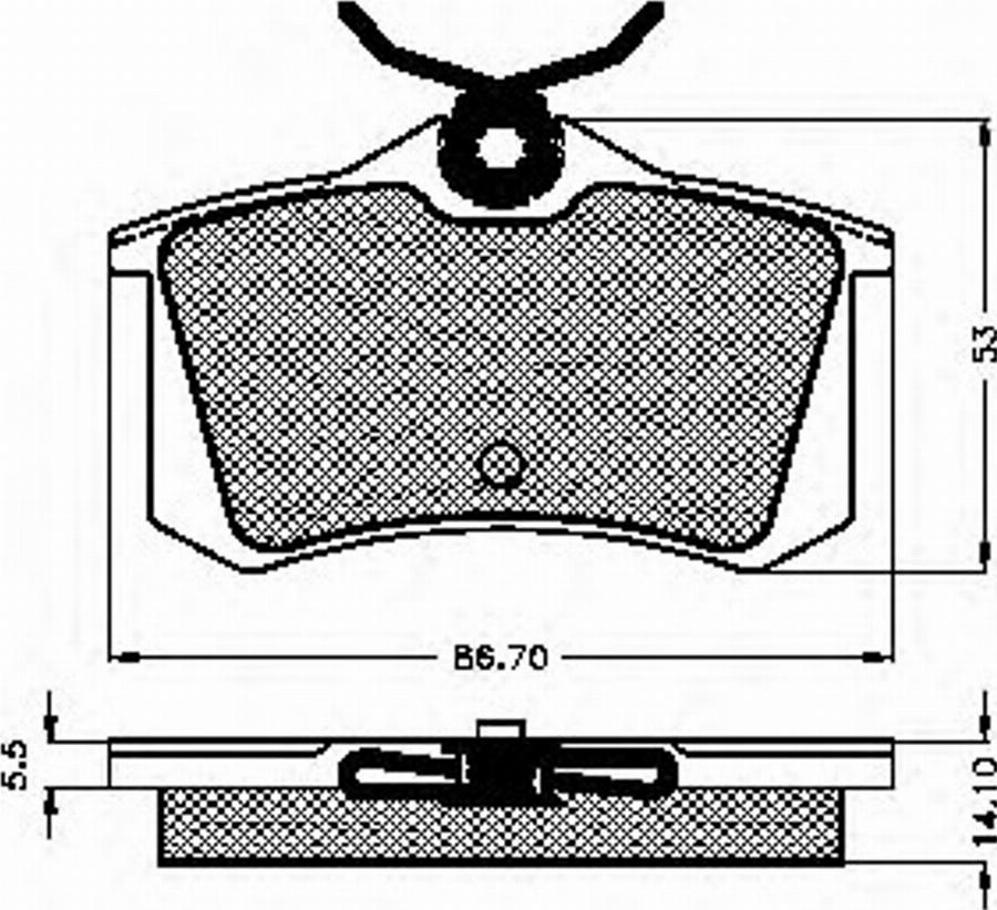 Spidan 32639 - Bremsbelagsatz, Scheibenbremse alexcarstop-ersatzteile.com