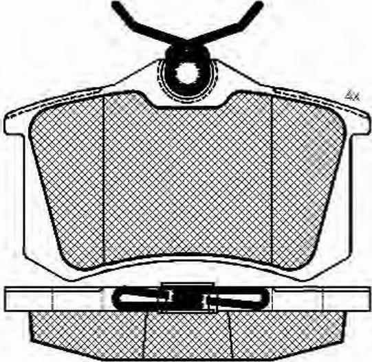 Spidan 32634 - Bremsbelagsatz, Scheibenbremse alexcarstop-ersatzteile.com