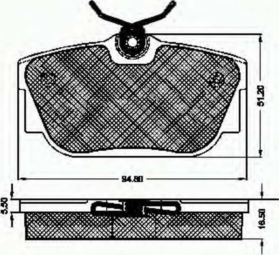 Spidan 32635 - Bremsbelagsatz, Scheibenbremse alexcarstop-ersatzteile.com