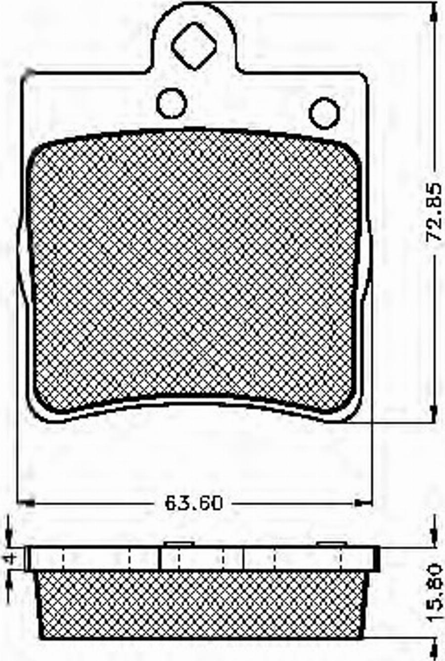 Spidan 32631 - Bremsbelagsatz, Scheibenbremse alexcarstop-ersatzteile.com