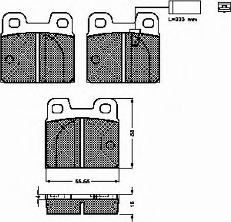 Spidan 32624 - Bremsbelagsatz, Scheibenbremse alexcarstop-ersatzteile.com