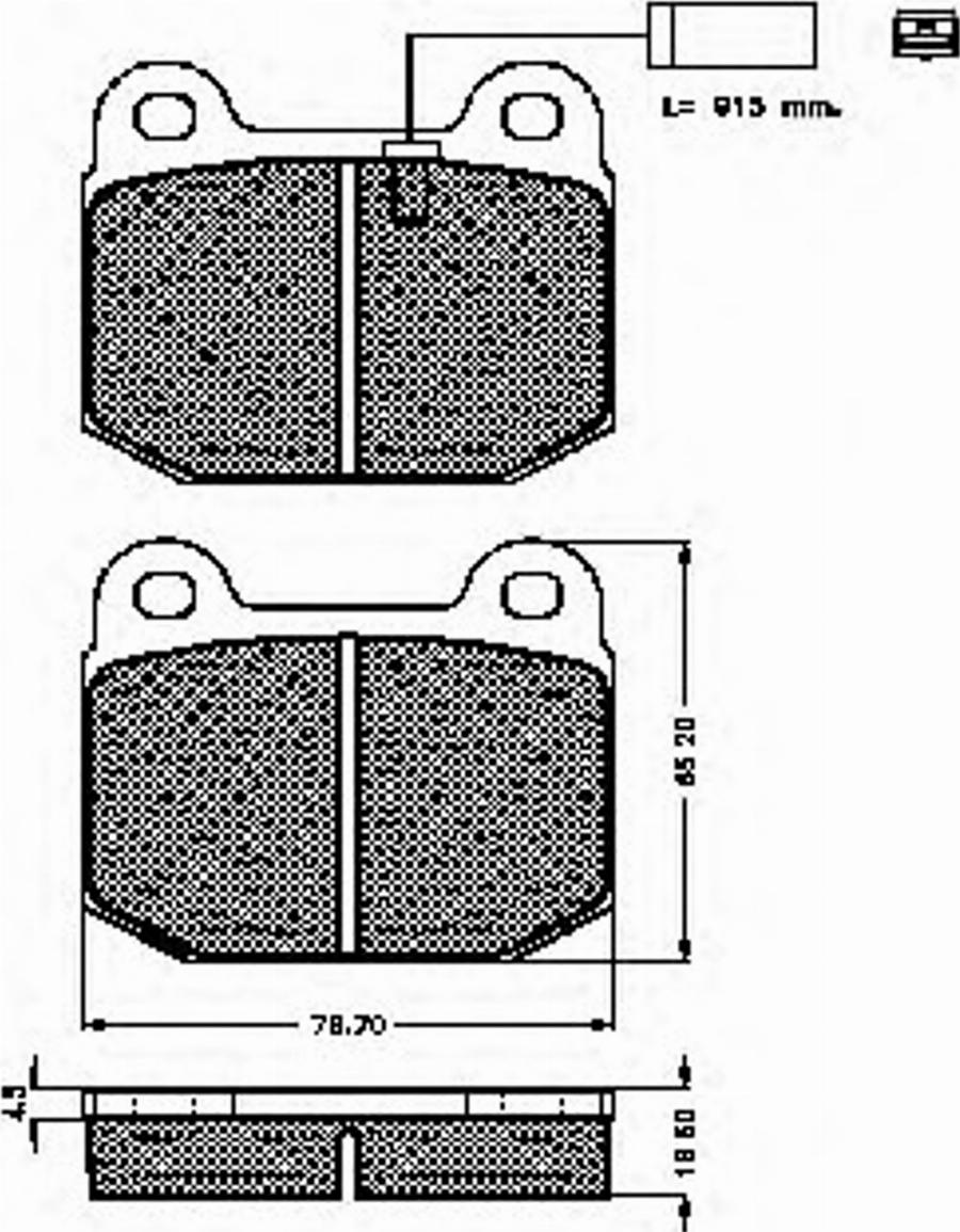 Spidan 32625 - Bremsbelagsatz, Scheibenbremse alexcarstop-ersatzteile.com