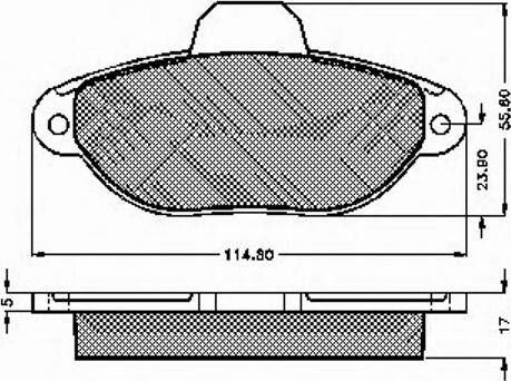 Spidan 32676 - Bremsbelagsatz, Scheibenbremse alexcarstop-ersatzteile.com