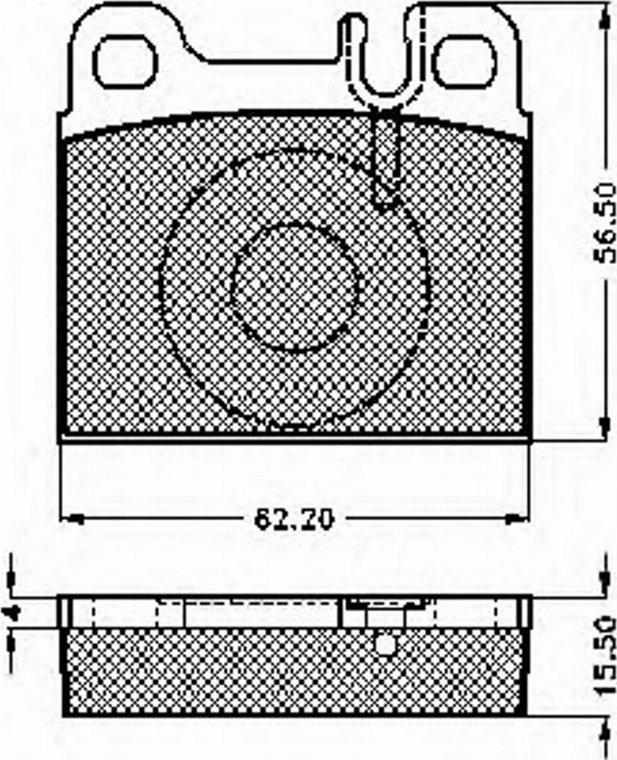 Spidan 32081 - Bremsbelagsatz, Scheibenbremse alexcarstop-ersatzteile.com