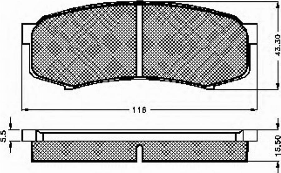 Spidan 32037 - Bremsbelagsatz, Scheibenbremse alexcarstop-ersatzteile.com