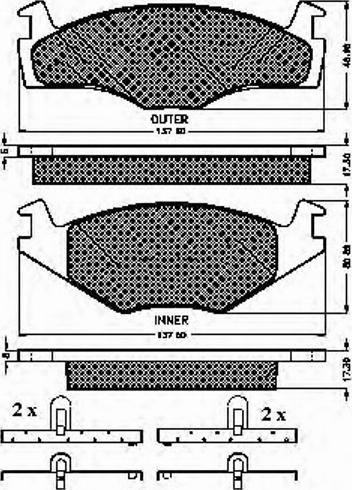 Spidan 32022 - Bremsbelagsatz, Scheibenbremse alexcarstop-ersatzteile.com