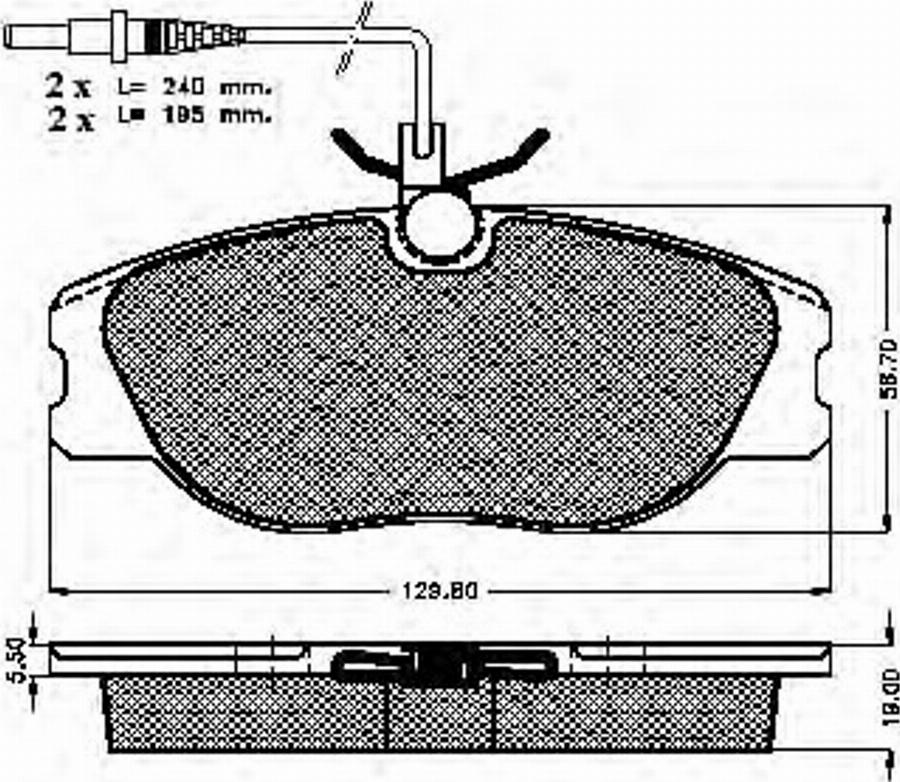 Spidan 32149 - Bremsbelagsatz, Scheibenbremse alexcarstop-ersatzteile.com