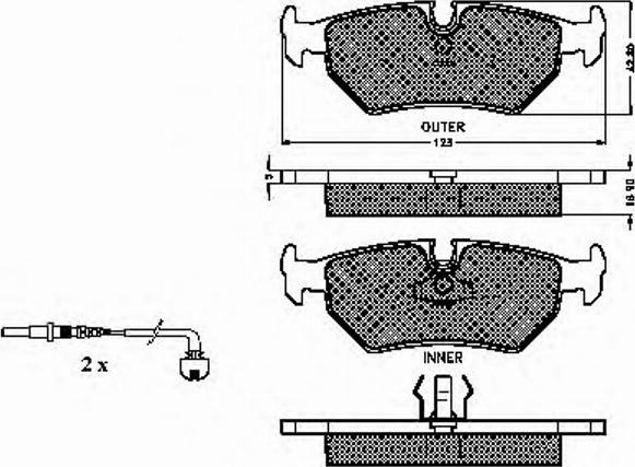 Spidan 32148 - Bremsbelagsatz, Scheibenbremse alexcarstop-ersatzteile.com