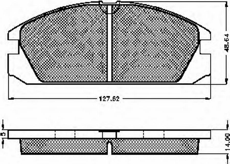 Spidan 32130 - Bremsbelagsatz, Scheibenbremse alexcarstop-ersatzteile.com