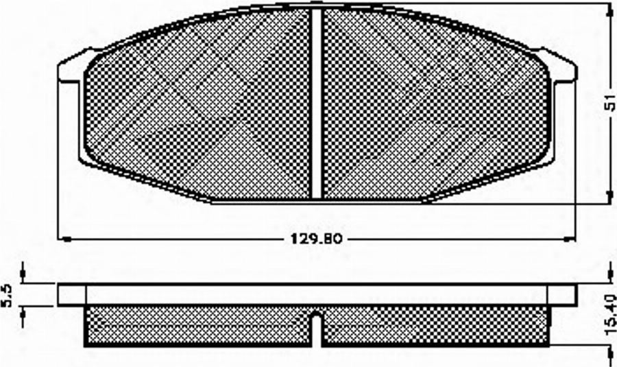 Spidan 32138 - Bremsbelagsatz, Scheibenbremse alexcarstop-ersatzteile.com