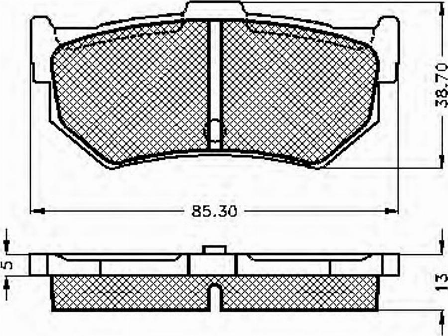 Spidan 32128 - Bremsbelagsatz, Scheibenbremse alexcarstop-ersatzteile.com