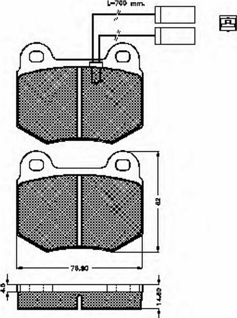 Spidan 32123 - Bremsbelagsatz, Scheibenbremse alexcarstop-ersatzteile.com