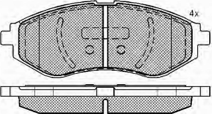 Spidan 32856 - Bremsbelagsatz, Scheibenbremse alexcarstop-ersatzteile.com