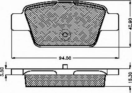 Spidan 32888 - Bremsbelagsatz, Scheibenbremse alexcarstop-ersatzteile.com