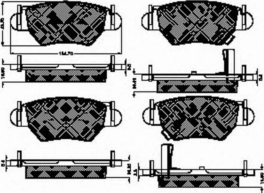 Spidan 32879 - Bremsbelagsatz, Scheibenbremse alexcarstop-ersatzteile.com