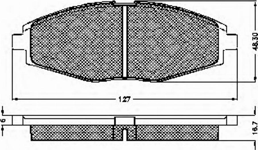 Spidan 32344 - Bremsbelagsatz, Scheibenbremse alexcarstop-ersatzteile.com