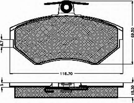 Spidan 32295 - Bremsbelagsatz, Scheibenbremse alexcarstop-ersatzteile.com