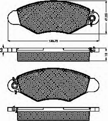 Spidan 32291 - Bremsbelagsatz, Scheibenbremse alexcarstop-ersatzteile.com