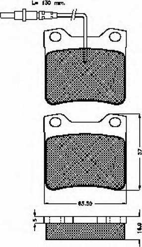 Spidan 32251 - Bremsbelagsatz, Scheibenbremse alexcarstop-ersatzteile.com