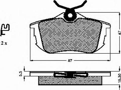 Spidan 32219 - Bremsbelagsatz, Scheibenbremse alexcarstop-ersatzteile.com