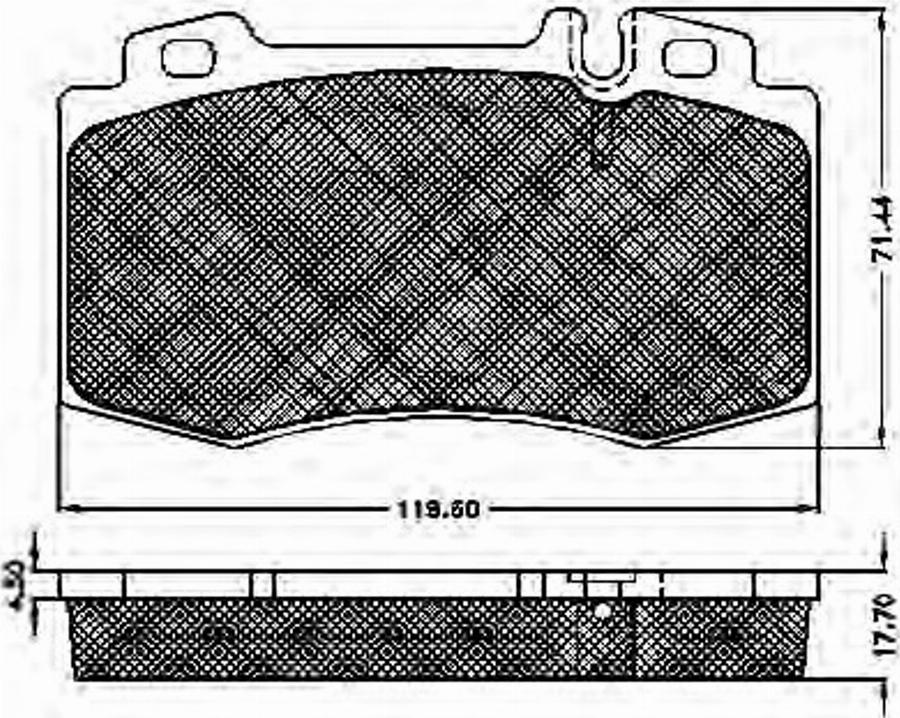 Spidan 32769 - Bremsbelagsatz, Scheibenbremse alexcarstop-ersatzteile.com