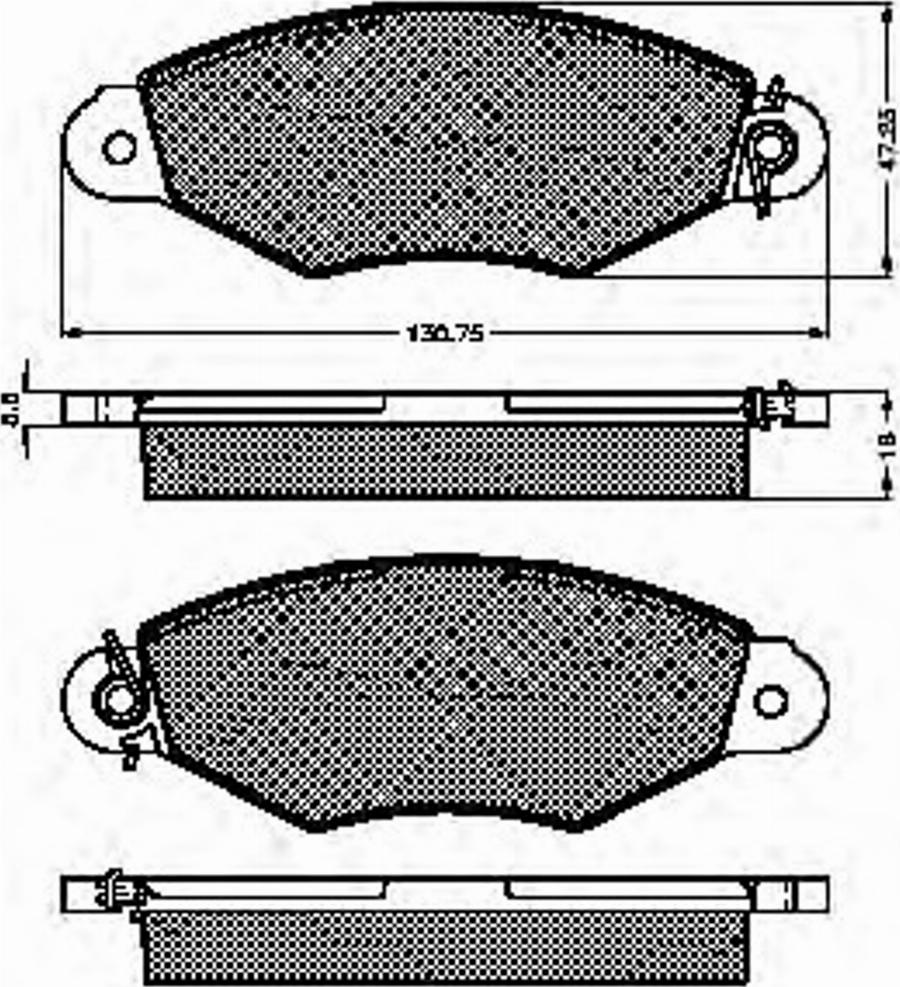 Spidan 32761 - Bremsbelagsatz, Scheibenbremse alexcarstop-ersatzteile.com