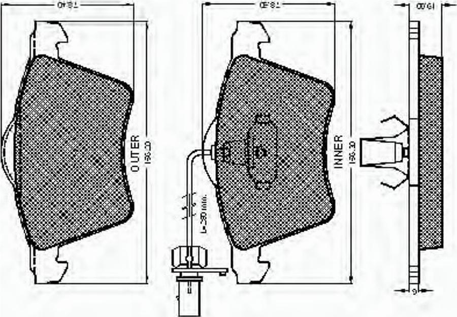 Spidan 32715 - Bremsbelagsatz, Scheibenbremse alexcarstop-ersatzteile.com