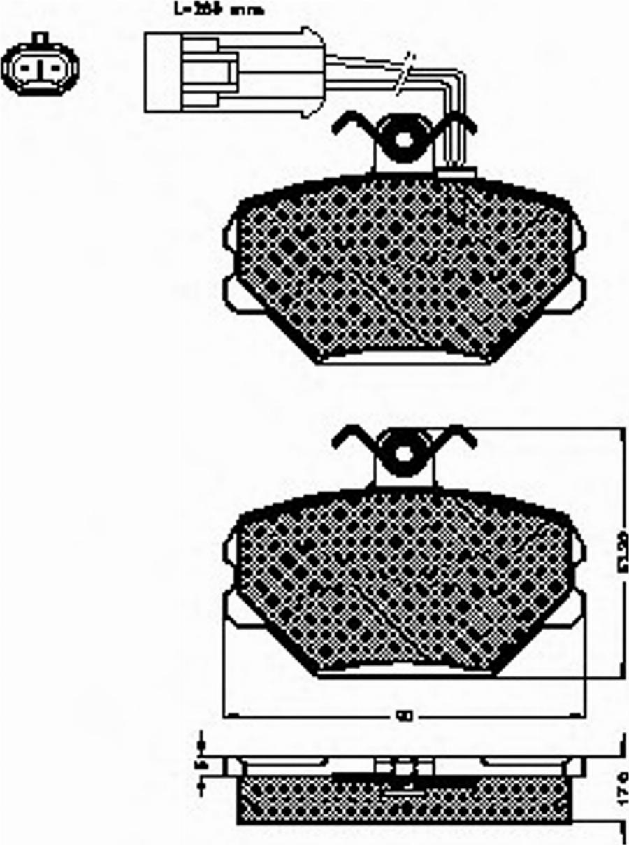 Spidan 32774 - Bremsbelagsatz, Scheibenbremse alexcarstop-ersatzteile.com