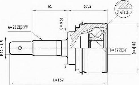 Statim C.560 - Gelenksatz, Antriebswelle alexcarstop-ersatzteile.com