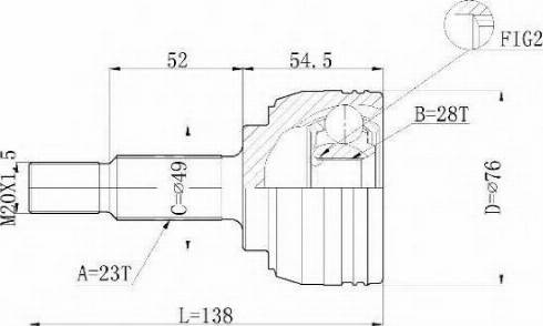 Statim C.361 - Gelenksatz, Antriebswelle alexcarstop-ersatzteile.com