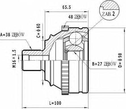 Statim C.321 - Gelenksatz, Antriebswelle alexcarstop-ersatzteile.com