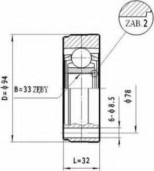 Statim CW.051 - Gelenksatz, Antriebswelle alexcarstop-ersatzteile.com