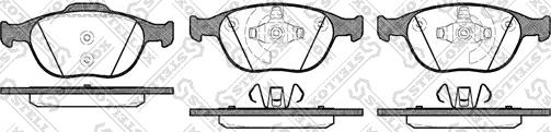 Stellox 995 000-SX - Bremsbelagsatz, Scheibenbremse alexcarstop-ersatzteile.com