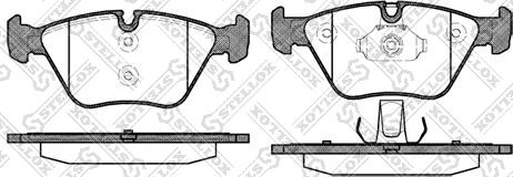 ATE LD7155 - Bremsbelagsatz, Scheibenbremse alexcarstop-ersatzteile.com