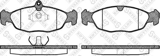 Stellox 404 000-SX - Bremsbelagsatz, Scheibenbremse alexcarstop-ersatzteile.com