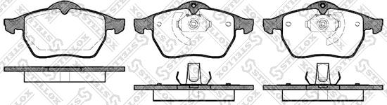 Stellox 401 010B-SX - Bremsbelagsatz, Scheibenbremse alexcarstop-ersatzteile.com