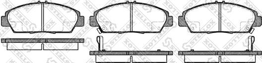 Stellox 417 002B-SX - Bremsbelagsatz, Scheibenbremse alexcarstop-ersatzteile.com