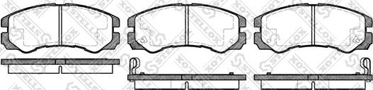 Stellox 436 002B-SX - Bremsbelagsatz, Scheibenbremse alexcarstop-ersatzteile.com