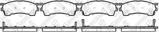 Stellox 426 004-SX - Bremsbelagsatz, Scheibenbremse alexcarstop-ersatzteile.com