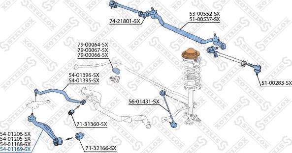 Stellox 54-01189-SX - Lenker, Radaufhängung alexcarstop-ersatzteile.com