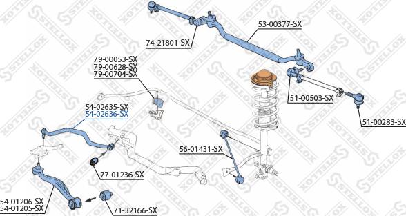 Stellox 54-02636-SX - Lenker, Radaufhängung alexcarstop-ersatzteile.com