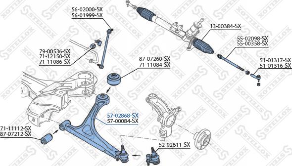 Stellox 57-02868-SX - Lenker, Radaufhängung alexcarstop-ersatzteile.com