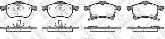 Stellox 694 002BL-SX - Bremsbelagsatz, Scheibenbremse alexcarstop-ersatzteile.com