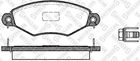 Jurid HQJ2240 - Bremsbelagsatz, Scheibenbremse alexcarstop-ersatzteile.com