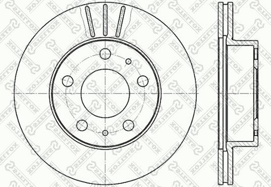 Stellox 6020-9946V-SX - Bremsscheibe alexcarstop-ersatzteile.com