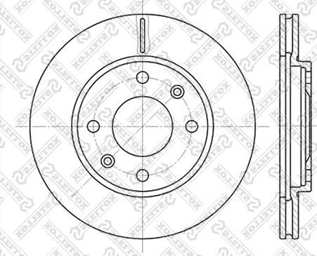 Stellox 6020-9918V-SX - Bremsscheibe alexcarstop-ersatzteile.com